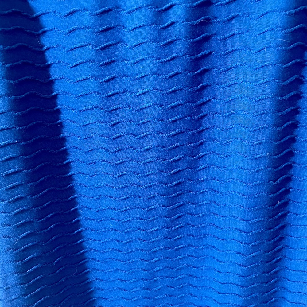 Navy Ribbed Tank Top Dress - Picture 2 of 4